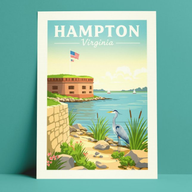 Cartão Postal Hampton Virginia Antiga (Criador carregado)