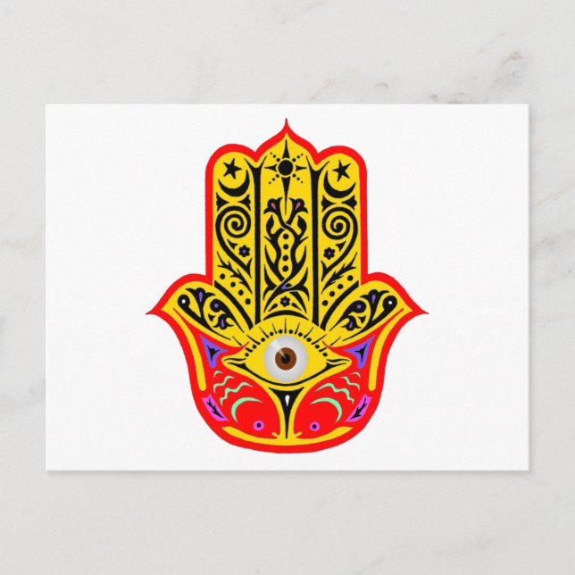 Cartão Postal Hamsa - Magic Hamsa (Frente)