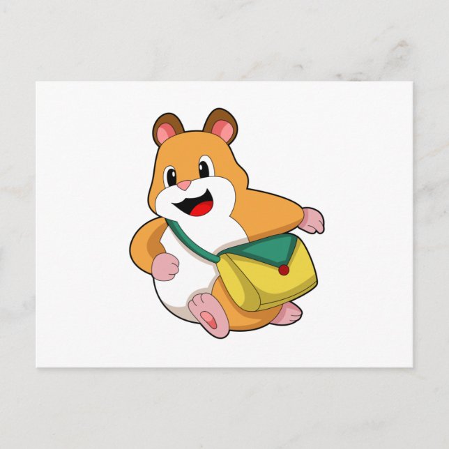 Cartão Postal Hamster com Bolsa.PNG (Frente)
