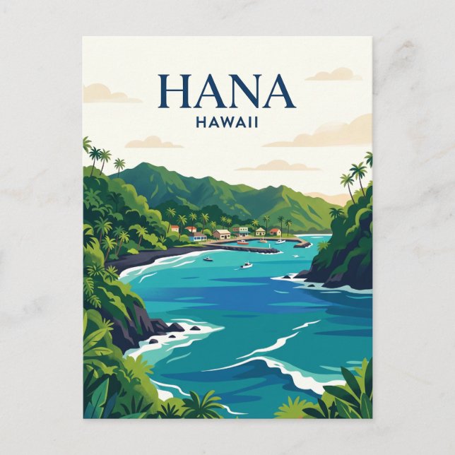 Cartão Postal Hana EUA (Frente)