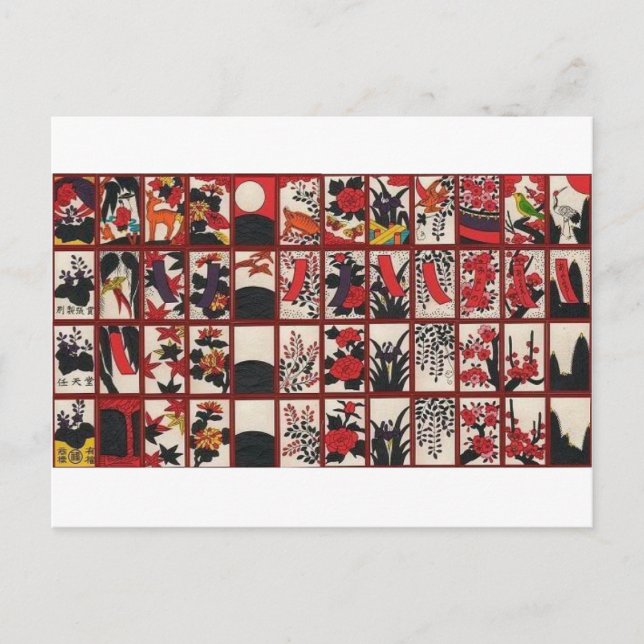 Cartão Postal Hanafuda Love (Frente)