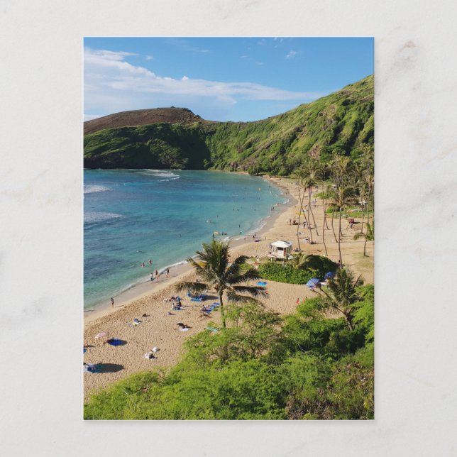 Cartão Postal Hanauma Bay Havaí - Férias 2018 (Frente)