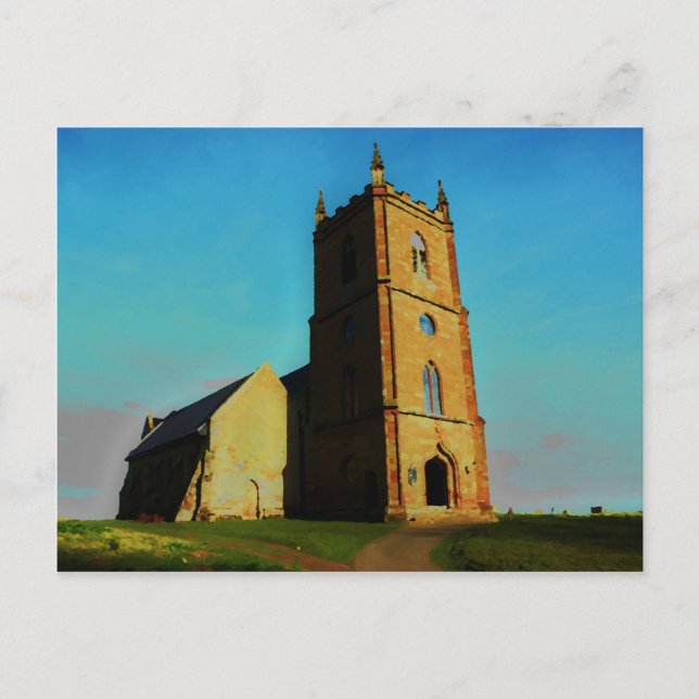 Cartão Postal Hanbury Church (Frente)