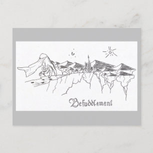 Cartão Postal Hand Knight