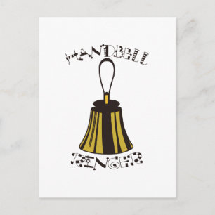 Cartão Postal Handbell Ringer