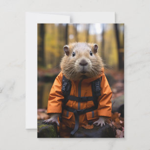 Cartão Postal Handsome Capybara