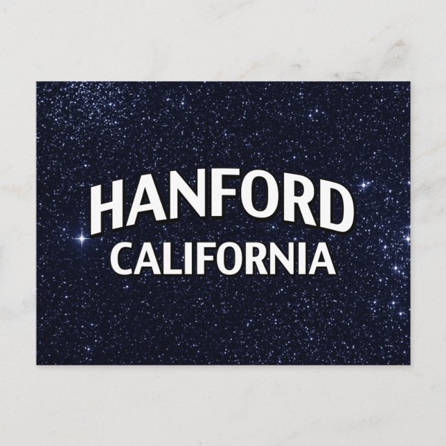 Cartão Postal Hanford California (Frente)