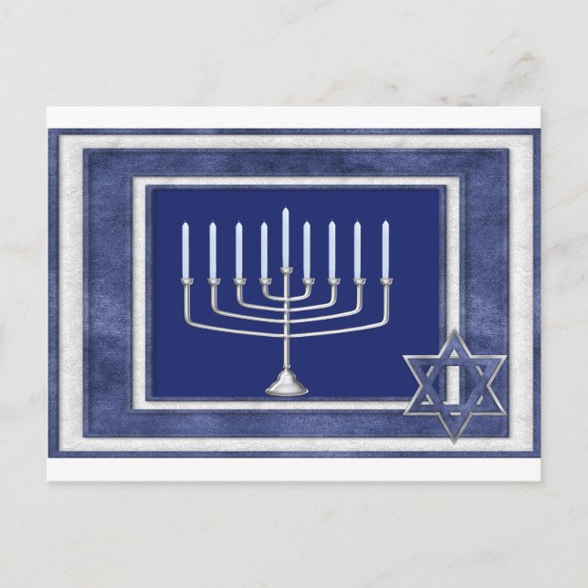 Cartão Postal hannakah (Frente)