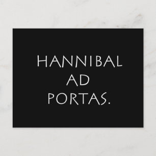 Cartão Postal Hannibal e portas
