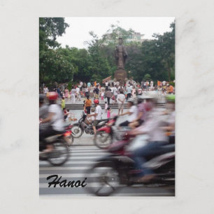 Cartão Postal Hanói de Tráfego