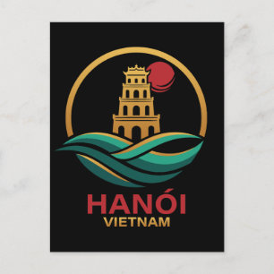 Cartão Postal Hanói Vietnã Sudeste Asiático