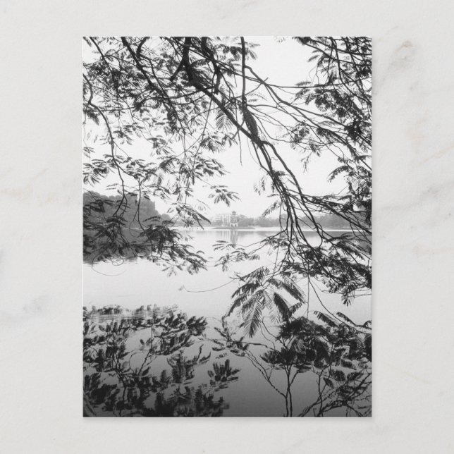 Cartão Postal Hanoi Vietnam, Hoan Kiem Lake View (Frente)