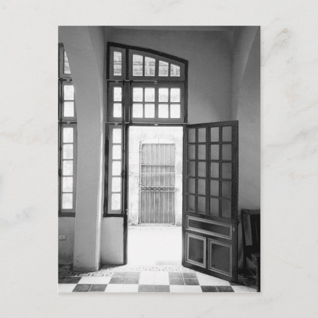 Cartão Postal Hanoi Vietnam, prisão de Hanoi Hilton, Dentro (Frente)