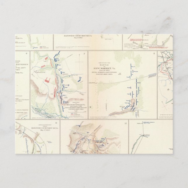 Cartão Postal Hanover, Hanover CH, New Bridge, Mechanicsville (Frente)