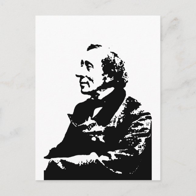 Cartão Postal Hans Christian Andersen (Frente)