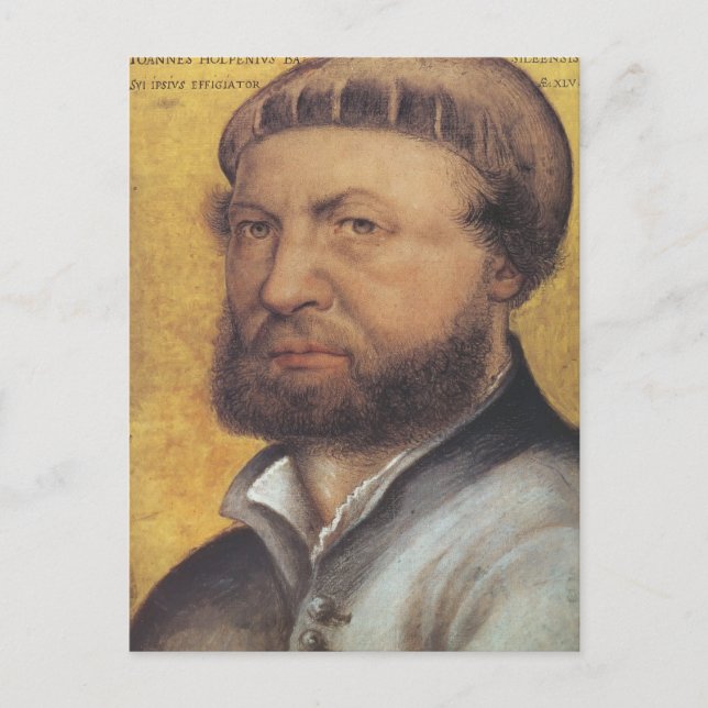 Cartão Postal Hans Holbein, o Retrato Automático (Frente)