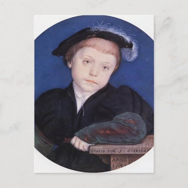 Cartão Postal Hans Holbein - Retrato de Charles Brandon (Frente)