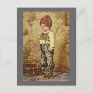 Cartão Postal Hansel com Maçã Ouro