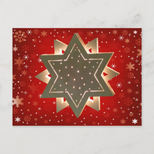 cartão postal Hanukkah feliz