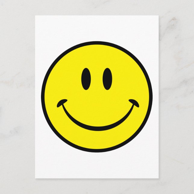 Cartão Postal Happiness Face (Frente)