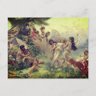 Cartão Postal Happy Arcadia, por Konstantin Makovsky (1890)