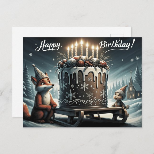 Cartão Postal Happy Birthday 2026  Postcards divers -3 (Frente/Verso)