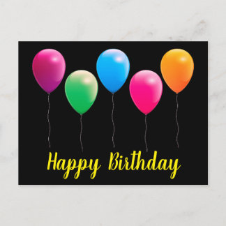 Cartão Postal Happy birthday postcards