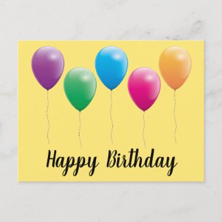 Cartão Postal Happy birthday postcards