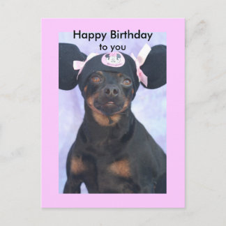 Cartão Postal Happy Birthday, to you