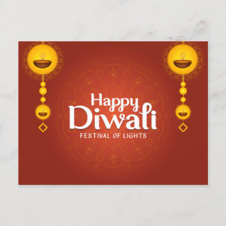 Cartão Postal Happy Diwali