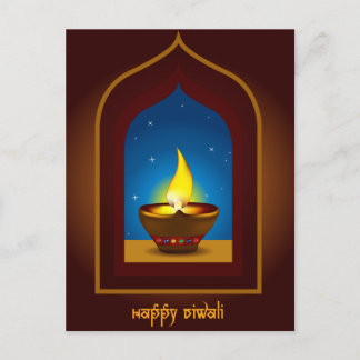 Cartão Postal Happy Diwali