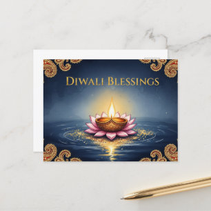 Cartão Postal Happy Diwali