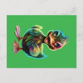 Cartão Postal Happy duck.