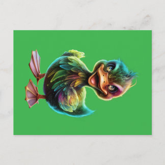 Cartão Postal Happy duck.