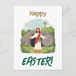 Cartão Postal Happy Easter Season Well Wishes Good Friday