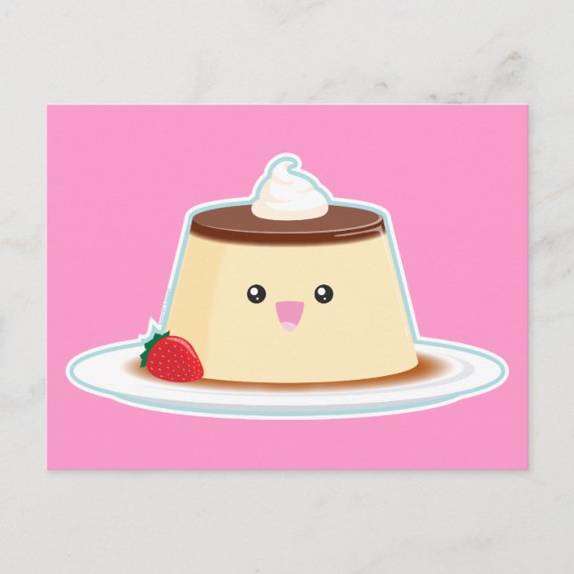 Cartão Postal Happy Flan (Frente)