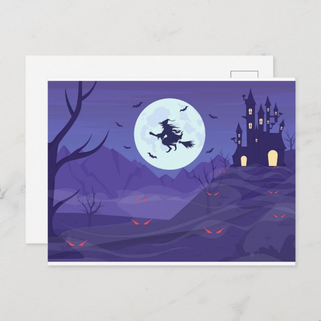 Cartão Postal HAPPY HALLOWEEN 16 Postcard (Frente/Verso)