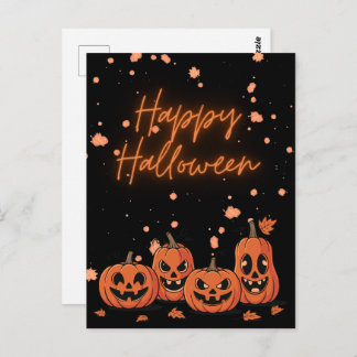 Cartão Postal Happy Halloween Postcard