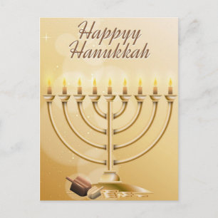 Cartão Postal Happy Hanukkah