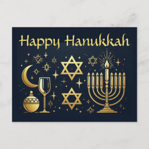 Cartão Postal Happy Hanukkah