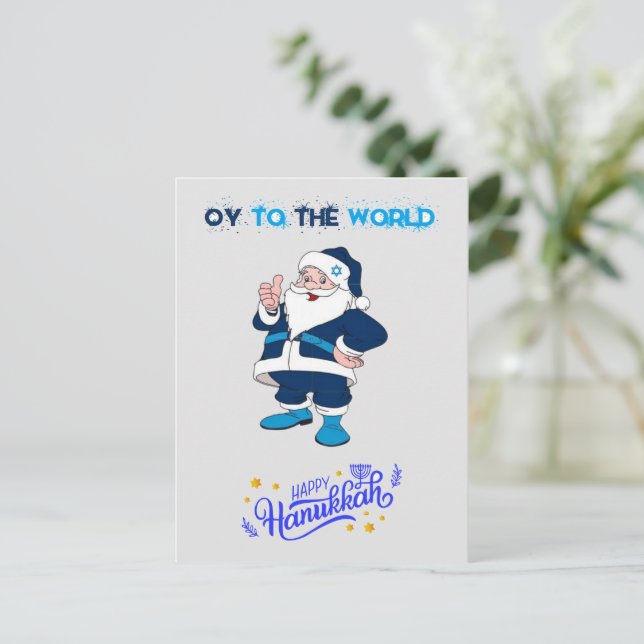 Cartão Postal Happy Hanukkah Harry (Em pé/Frente)