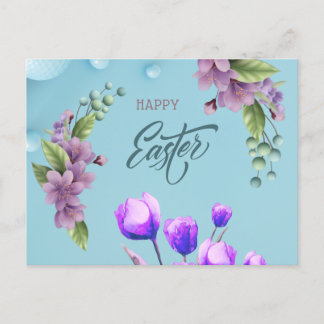 Cartão Postal Happy happy Easter card for your loved ones