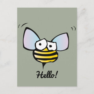 Cartão Postal Happy Jolly Bee