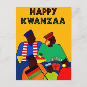 Cartão Postal Happy Kwanzaa