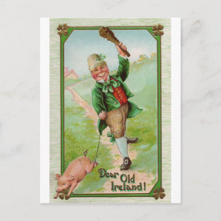 Cartão Postal Happy Leprechaun