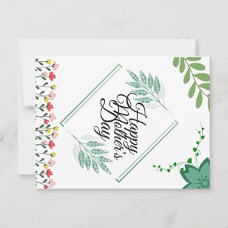 Cartão Postal Happy Mother's Day