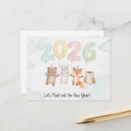 Cartão Postal HAPPY NEW YEAR 2026 Postcard