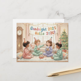 Cartão Postal HAPPY NEW YEAR 2026 Postcard