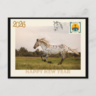 Cartão Postal Happy New Year 2026 Postcard
