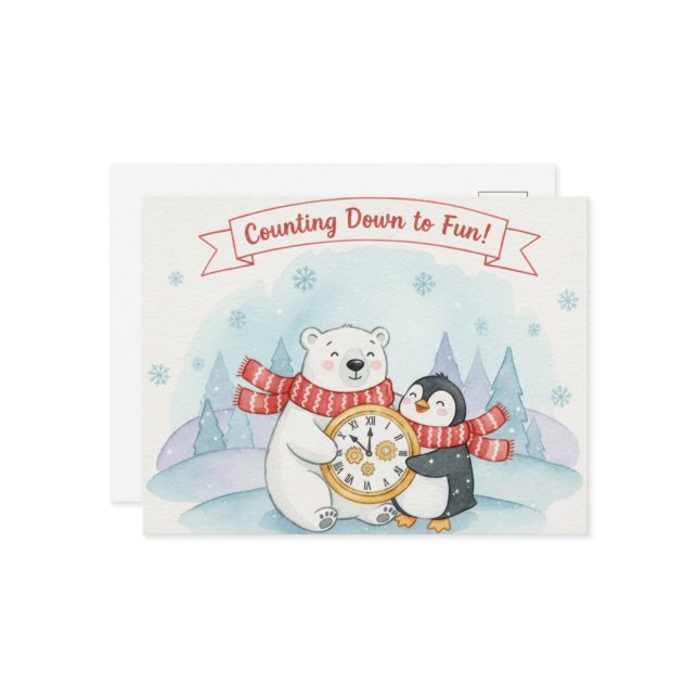 Cartão Postal HAPPY NEW YEAR 2026 Postcard (Frente/Verso In Situ)